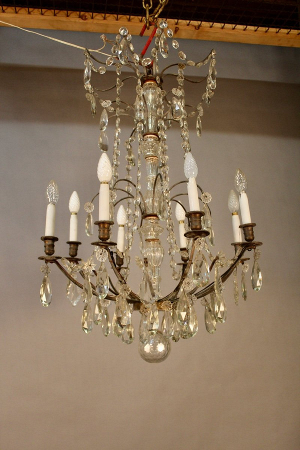 8-arm chandelier XIXth century