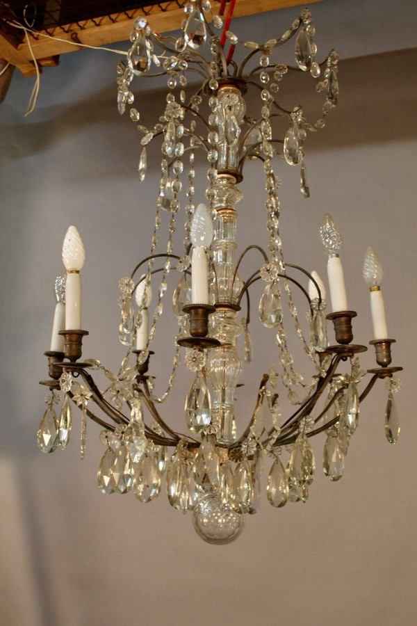 8-arm chandelier XIXth century