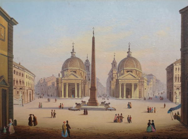 Views of Rome, 19th century.  