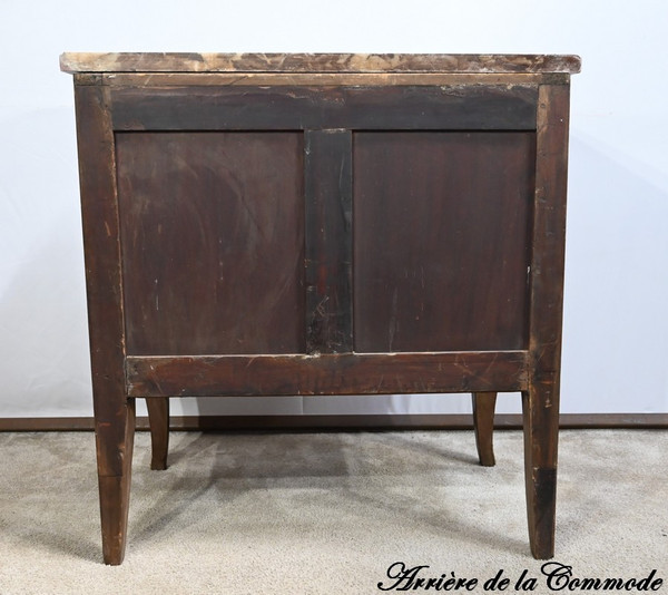 Petite Commode en Bois de Rose et Acajou, Transition Louis XV/Louis XVI - 2ème Partie XIXe