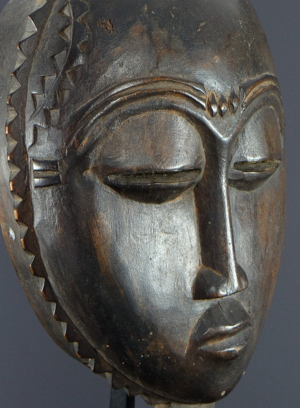 Côte d'Ivoire, Yaouré People, About 1950, Anthropomorphic Dance Mask "dyé" Society.