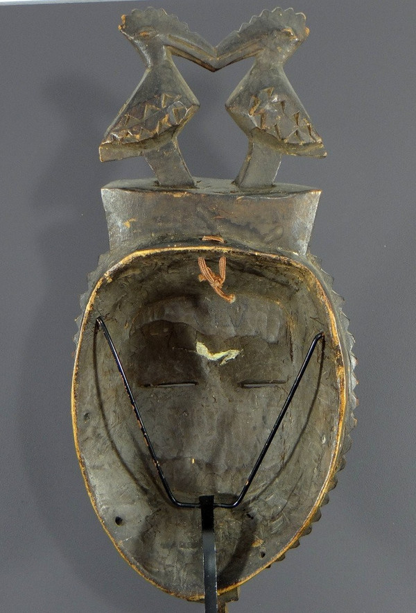 Côte d'Ivoire, Yaouré People, About 1950, Anthropomorphic Dance Mask "dyé" Society.