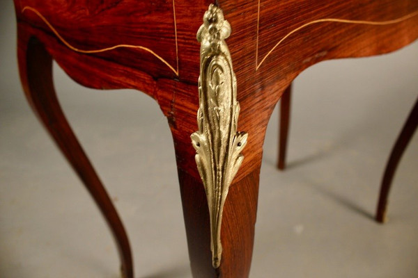 Napoleon III period inlaid sloping desk