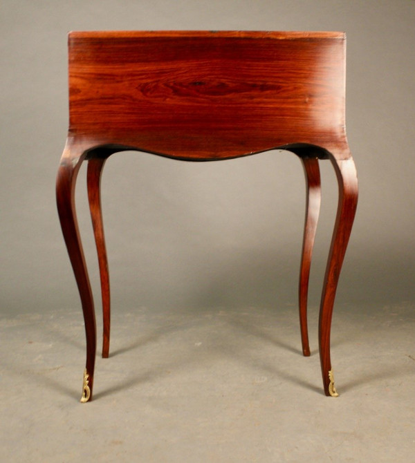 Napoleon III period inlaid sloping desk