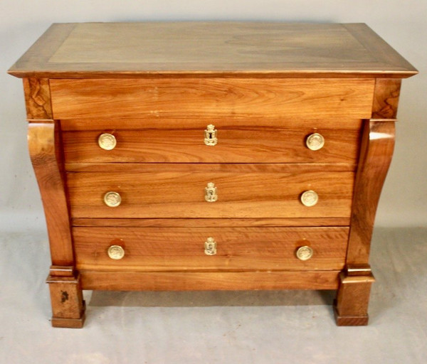 Blond Mahogany Commode Restoration Period (1814_1830)