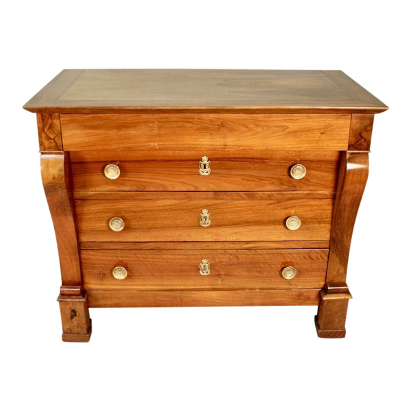 Blond Mahogany Commode Restoration Period (1814_1830)