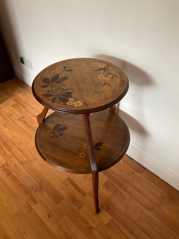 Majorelle pedestal table