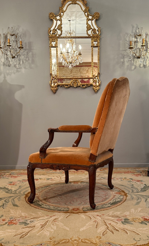 Regency Period Walnut Armchair Circa 1720