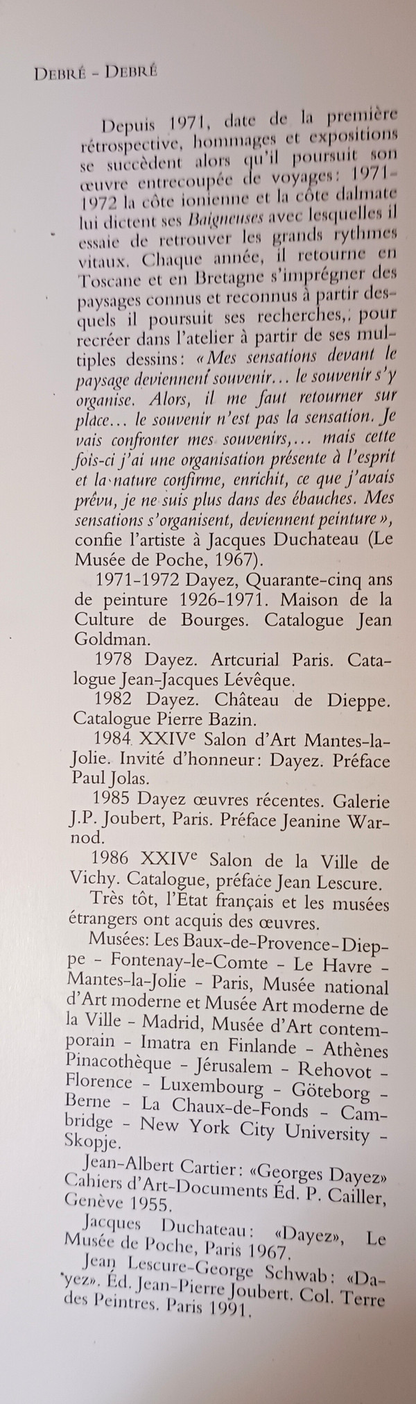 GEORGES DAYEZ 1907/1991