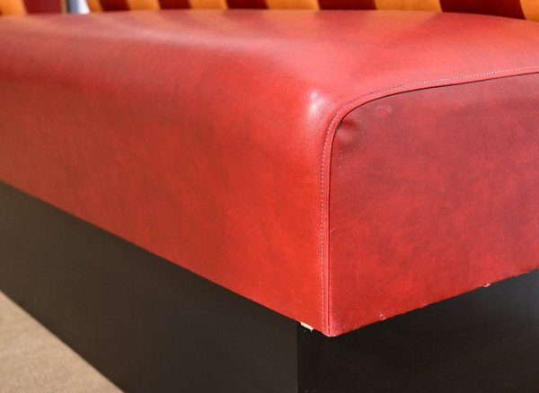 Pair of Faux Leather Bistro Benches – 1970