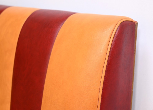 Pair of Faux Leather Bistro Benches – 1970