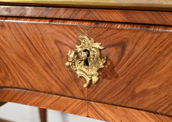 Middle Desk in Precious Wood, Louis XV style – Early 20th century