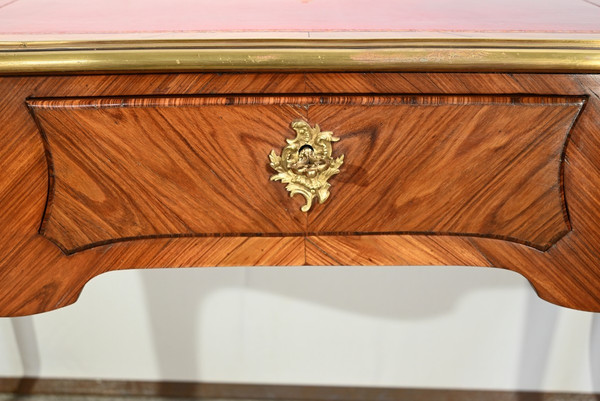 Middle Desk in Precious Wood, Louis XV style – Early 20th century