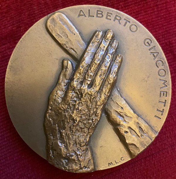 Medal of Alberto Giacometti (1901-1966)