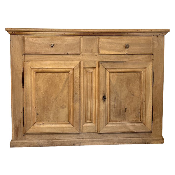 Sideboard aus hellem Walnussholz aus dem 19. Jahrhundert