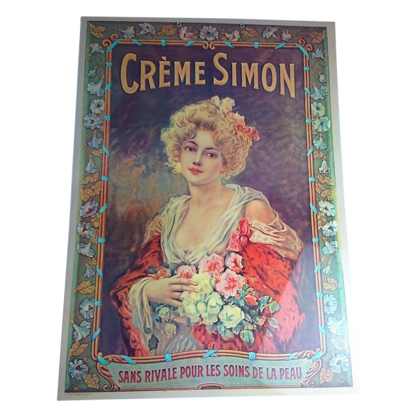 Affiche publicitaire " crème Simon" 