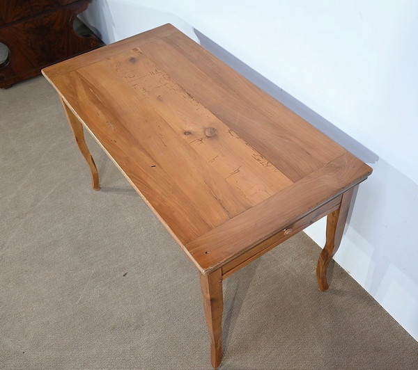 Farm table in blond cherry wood, Louis XV style - 2nd half of the 19th century