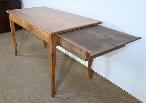 Farm table in blond cherry wood, Louis XV style - 2nd half of the 19th century