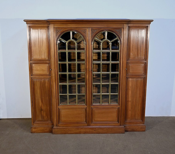 Property Bookcase in Solid Mahogany - late 19th century