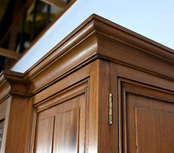 Property Bookcase in Solid Mahogany - late 19th century