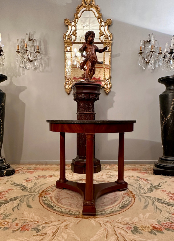 Empire Period Mahogany Tripod Gueridon About 1810