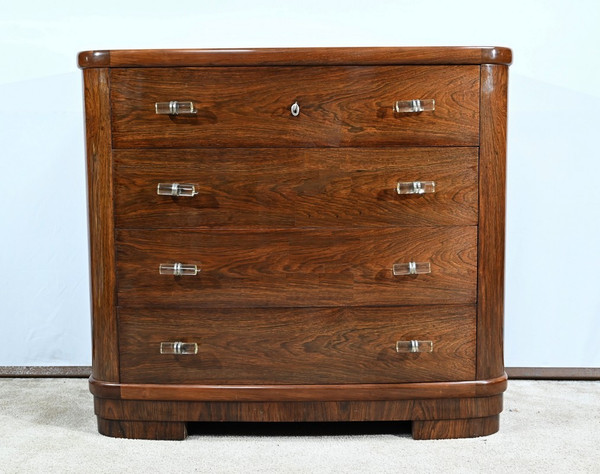 Rosewood chest of drawers, Art Deco - 1930