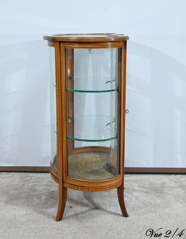 Petite Vitrine Rognon en Acajou Jaune – 1910