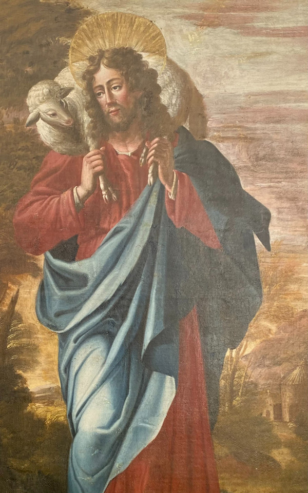 Very Large Painting, The Good Shepherd, 182 cm high