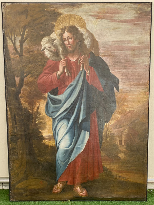 Very Large Painting, The Good Shepherd, 182 cm high