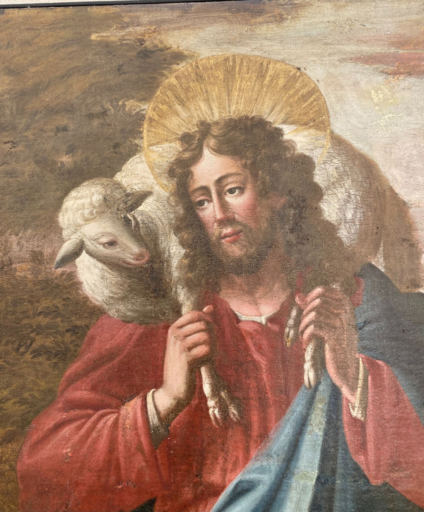 Very Large Painting, The Good Shepherd, 182 cm high