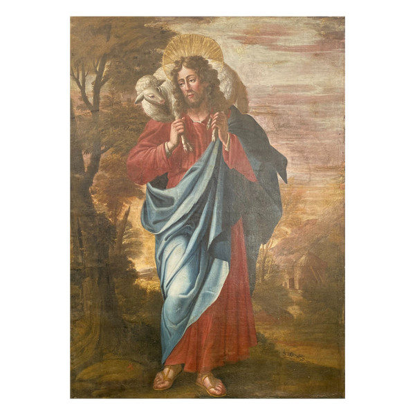 Very Large Painting, The Good Shepherd, 182 cm high