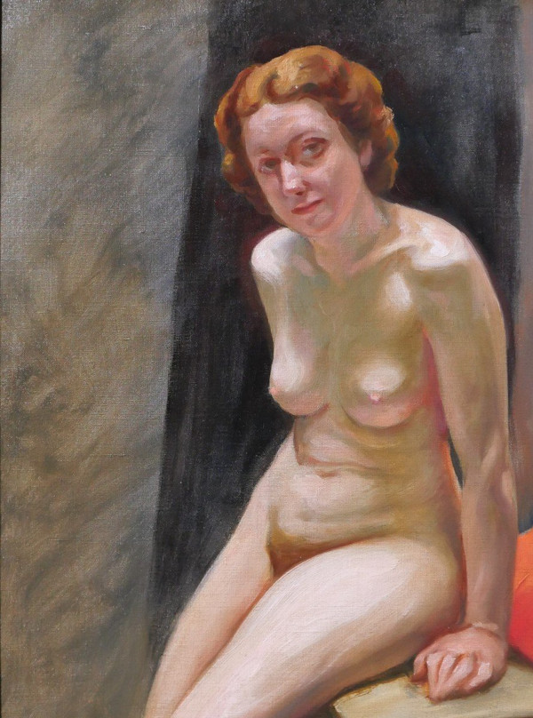 Leonide FRECHKOP 1897-1982 Nackte Frau, Gemälde, 1935