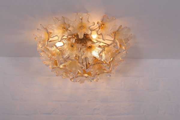 Sputnik 'flowerball' ceiling lamp Paolo Venini Murano