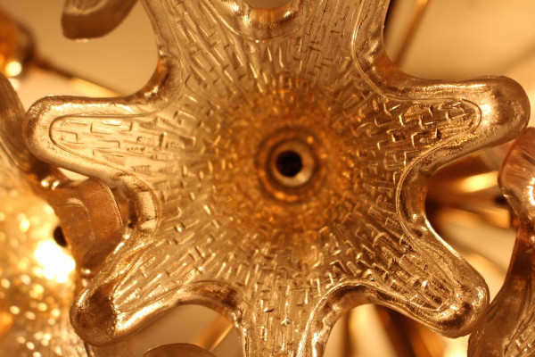 Sputnik 'flowerball' ceiling lamp Paolo Venini Murano