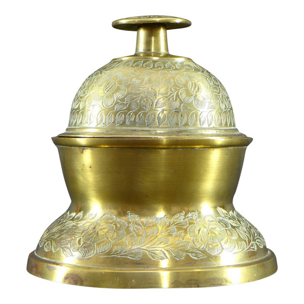 India, 1930s/1950s, Brass And Bronze Temple Bell.