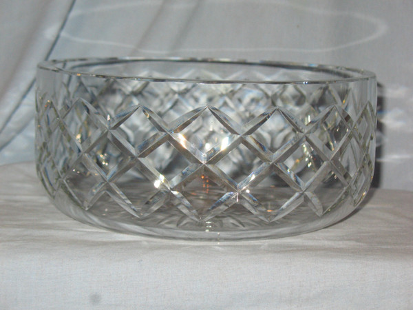 Daum crystal salad bowl, 20th century