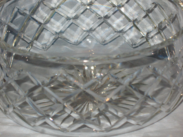 Daum crystal salad bowl, 20th century