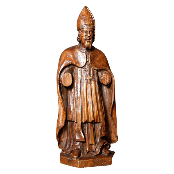 Sculpture of a bishop - 19th century