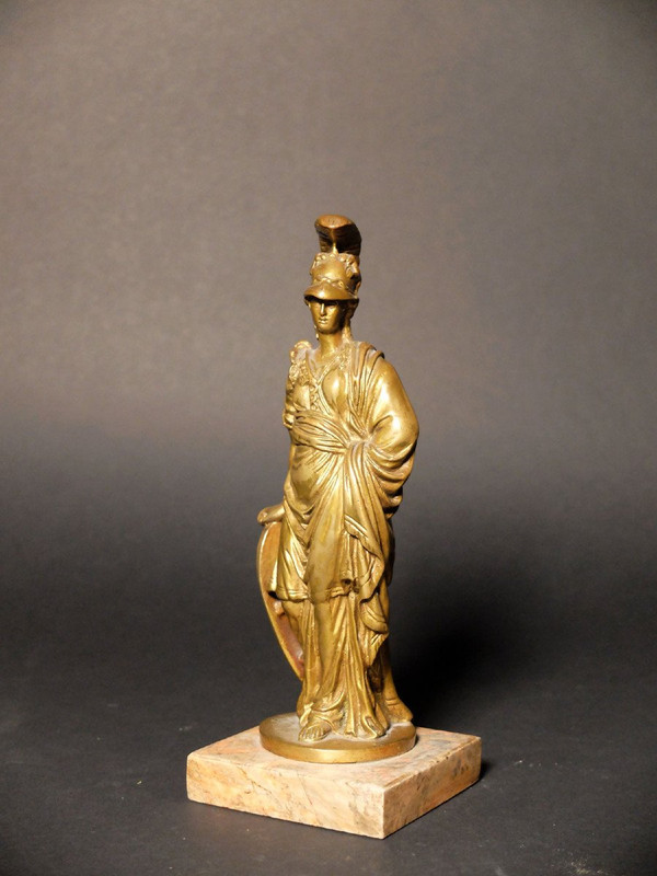 Paire de bronzes italiens - Minerve et Judith