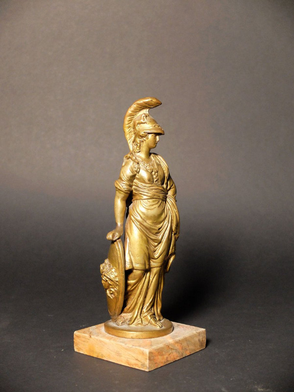 Paire de bronzes italiens - Minerve et Judith