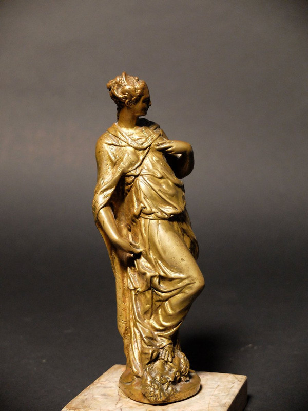 Paire de bronzes italiens - Minerve et Judith