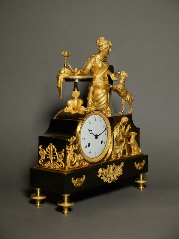 Orologio d'epoca impero - Le messager