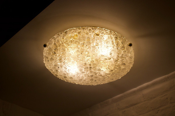 Murano Frosted Glass Ceiling Light