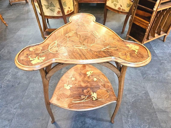 Camille Gauthier Art Nouveau "capucines" pedestal table