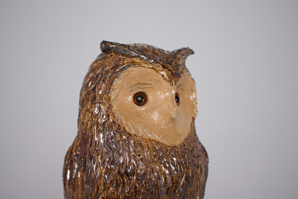 Stoneware Owl lamp 1970.