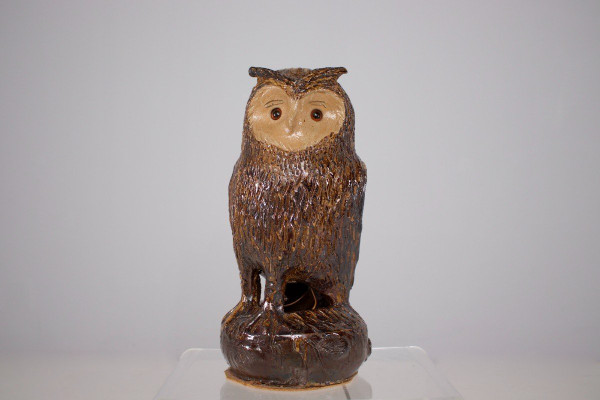 Stoneware Owl lamp 1970.