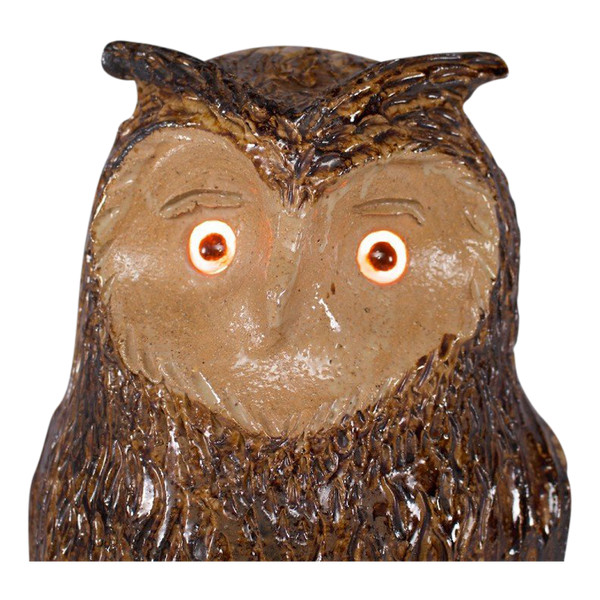 Stoneware Owl lamp 1970.