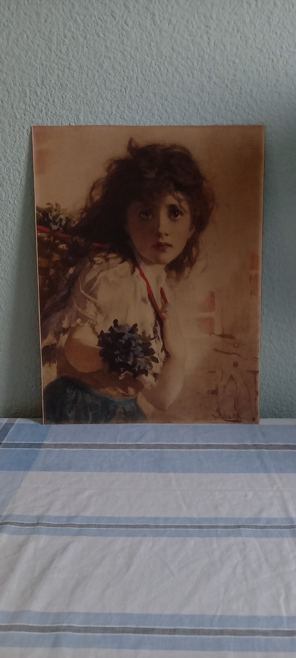 Estampe de George Elgar Hicks XIXème