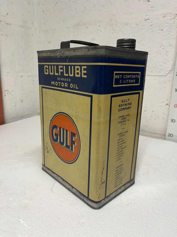 Lattina di olio motore decerato Gulflube