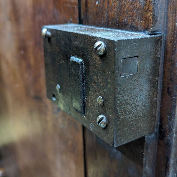 Four 17th Century Walnut Doors With Putti Decor